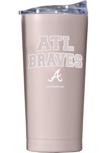 Atlanta Braves 20oz Stencil Tumbler