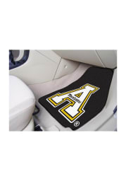 Sports Licensing Solutions Appalachian State Mountaineers 2-Piece Carpet Car Mat - Black
