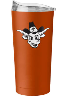 Texas Longhorns 20oz Powdercoat Stainless Steel Tumbler - Burnt Orange