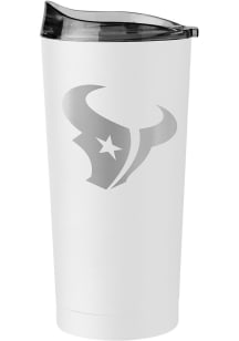 Houston Texans 20oz Etch Powdercoat Stainless Steel Tumbler - White