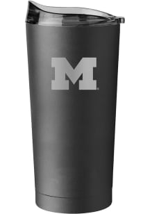 Michigan Wolverines 20 oz Etch Powder Coat Stainless Steel Tumbler - Black