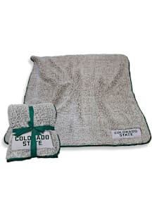 Colorado State Rams Frosty Sherpa Fleece Blanket - Green