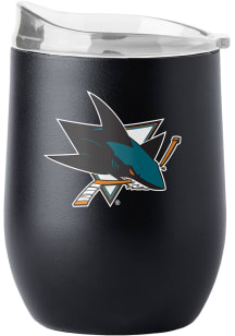 San Jose Sharks 16oz Powdercoat Curved Stainless Steel Stemless