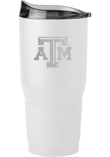 Texas A&amp;M Aggies 30oz Powder Coat Stainless Steel Tumbler - White