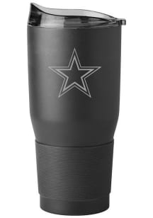 Dallas Cowboys 30oz Etch Powdercoat Stainless Steel Tumbler - Black