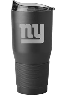 New York Giants 30oz Etch Powdercoat Stainless Steel Tumbler - Black