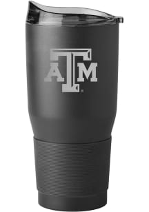 Texas A&amp;M Aggies 30oz Etch Powdercoat Stainless Steel Tumbler - Black