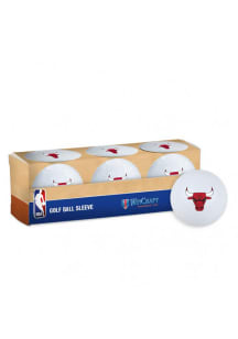 Chicago Bulls 3 Pack Golf Balls