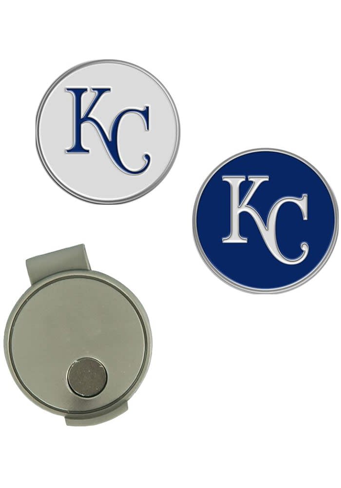 Kansas City Royals 2 Golf Ball Markers Hat Cap Clip