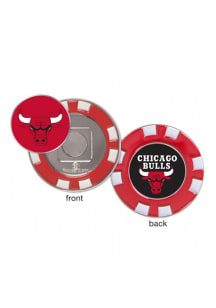 Chicago Bulls Poker Chip Golf Ball Marker