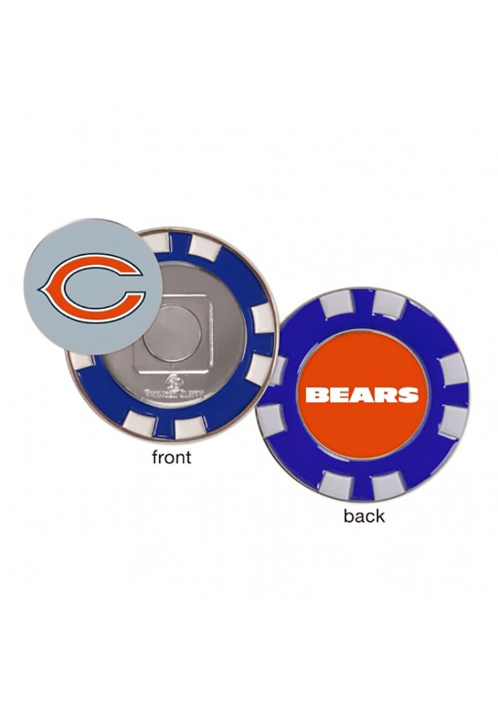 Chicago Bears Poker Chip Golf Ball Marker