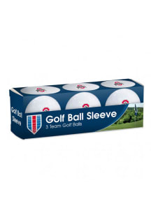 White Ohio State Buckeyes 3 Pack Golf Balls