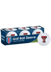 Texas Tech Red Raiders 3 Pack Golf Balls