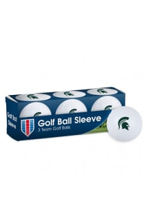White Michigan State Spartans 3 Pack Golf Balls