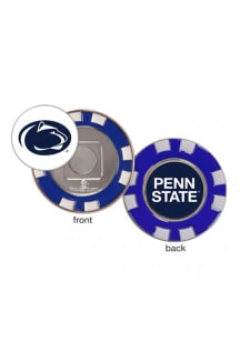 Blue Penn State Nittany Lions Poker Chip Golf Ball Marker