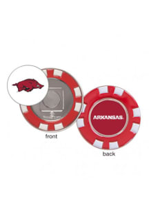 Arkansas Razorbacks Poker Chip Golf Ball Marker