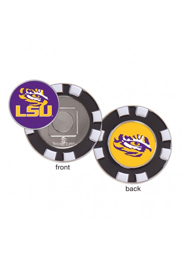 LSU Tigers Poker Chip Golf Ball Marker