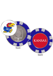 Kansas Jayhawks Poker Chip Golf Ball Marker