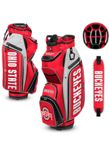 Red Ohio State Buckeyes Cart Golf Bag