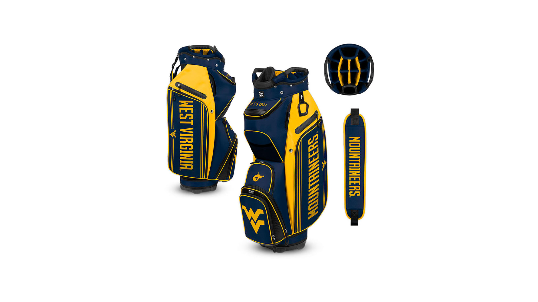 West Virginia Mountaineers 3-Pack Golf Ball Gift Set with Hat Trick Divot  Tool