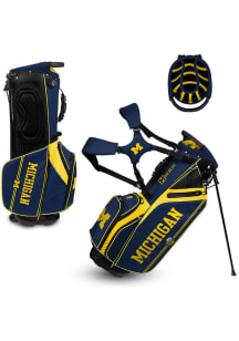 Navy Blue Michigan Wolverines Stand Golf Bag