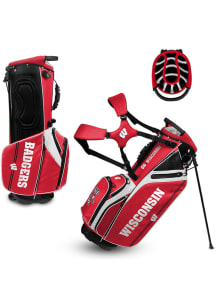 Red Wisconsin Badgers Stand Golf Bag