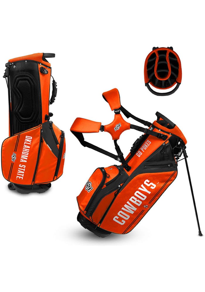 OSU Oklahoma State Cowboys Cart 14 Divider Mens Golf Bag Nice Ready authentic to go!