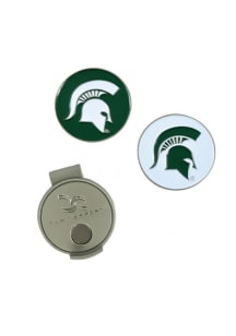 Green Michigan State Spartans Cap Clip Golf Ball Marker