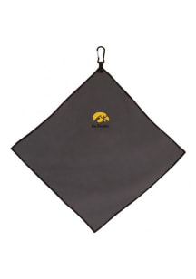 Black Iowa Hawkeyes 15x15 Microfiber Golf Towel