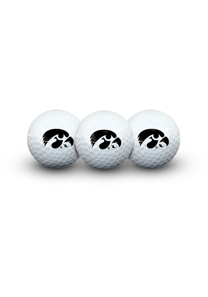 Iowa Hawkeyes 3 Pack Logo Golf Balls