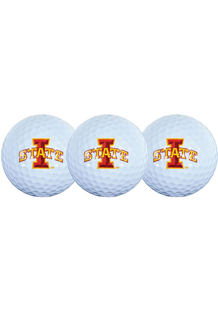 Iowa State Cyclones 3 Pack Logo Golf Balls