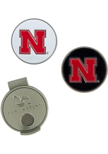 Red Nebraska Cornhuskers 2 Pack Ball Marker Cap Clip
