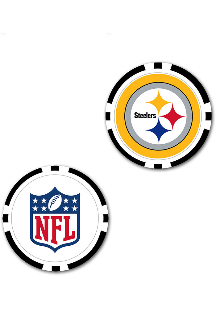 Pittsburgh Steelers Oversized Poker Chip Golf Ball Marker