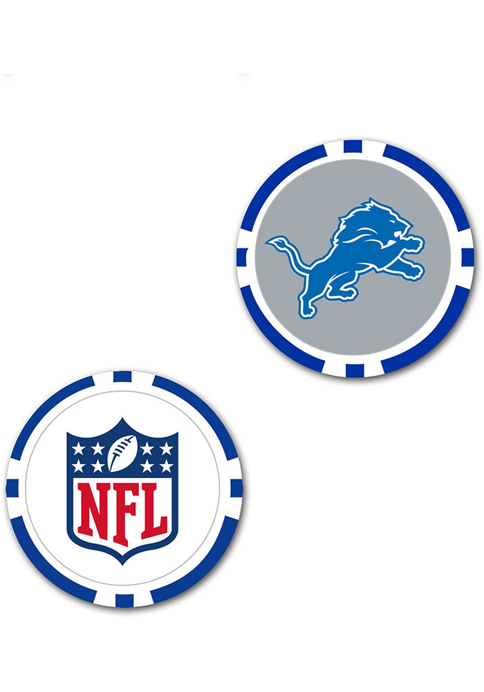 Detroit Lions, Poker Chip, Golf Ball Marker