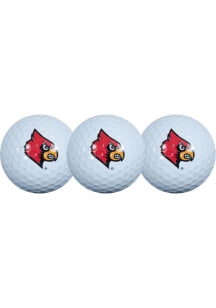 Louisville Cardinals 3 PACK Golf Balls