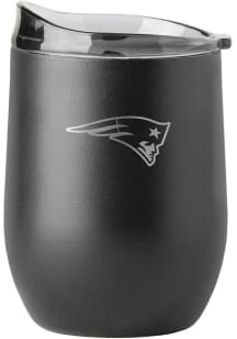 New England Patriots 16oz Powdercoat Curved Stainless Steel Stemless