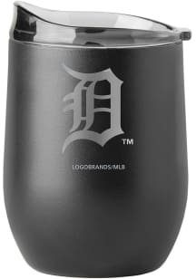 Detroit Tigers 16oz Etch Powder Coat Curved Stainless Steel Stemless