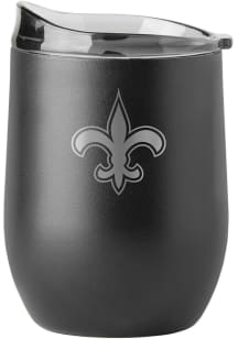 New Orleans Saints 16oz Powdercoat Curved Stainless Steel Stemless