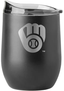 Milwaukee Brewers 16oz Powdercoat Curved Stainless Steel Stemless