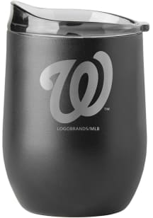 Washington Nationals 16oz Etch Powder Coat Curved Stainless Steel Stemless