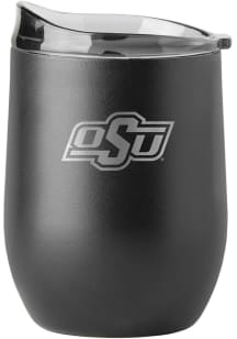 Oklahoma State Cowboys 16oz Powdercoat Curved Stainless Steel Stemless