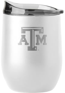 Texas A&amp;M Aggies 16oz Powdercoat Curved Stainless Steel Stemless