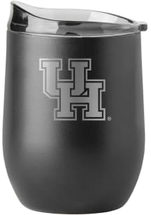 Houston Cougars 16oz Powdercoat Curved Stainless Steel Stemless