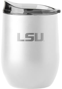 LSU Tigers 16oz Powdercoat Curved Stainless Steel Stemless