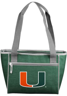 Miami Hurricanes Crosshatch 16 Can Cooler