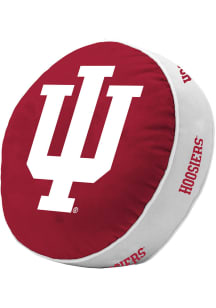 White Hoosiers Puff Design Pillow