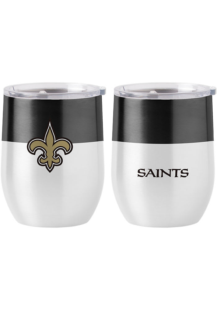 Logo New Orleans Saints Colorblock 16 oz Stainless Curved Tumbler