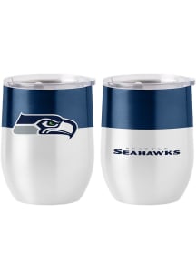 Seattle Seahawks 16oz Colorblock Curved Stainless Steel Stemless