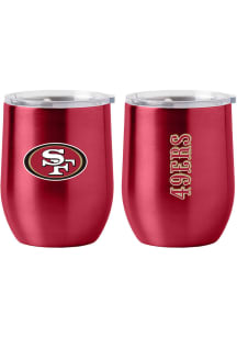 San Francisco 49ers 16oz Gameday Curved Stainless Steel Stemless