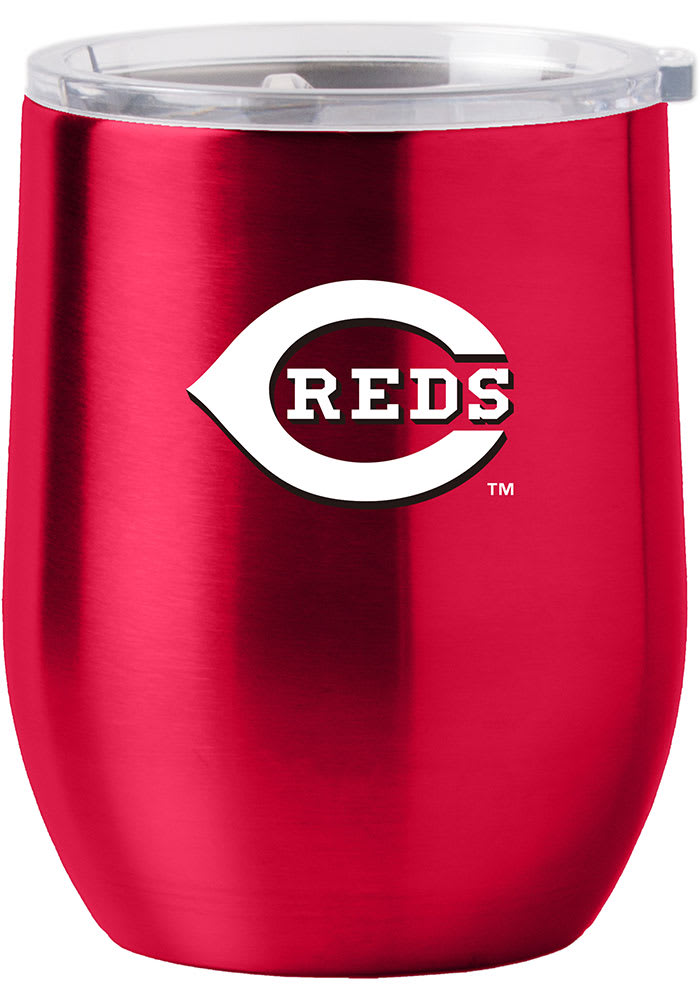 Cincinnati Reds 16oz Gameday Curved Stainless Steel Stemless